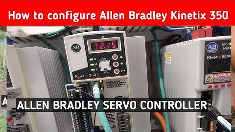 How to Configure Allen Bradley Kinetix 350 Servo Controller📖🕮Check Books @DESCRIPTION