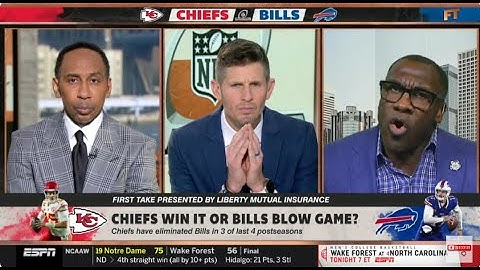 FIRST TAKE | Shannon Sharpe "Josh Allen Is Too SMALL! Blame Him For Bills' Loss" | NFL Reaction