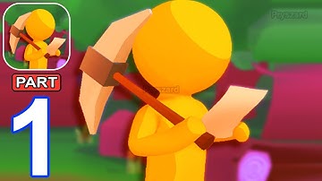 The Island - Survival Crafting - Gameplay Walkthrough Part 1 Stickman Island Survival (iOS, Android)