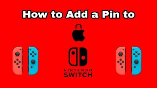 How To Add A *Pin* To Your Nintendo Switch!!! (Only Way)