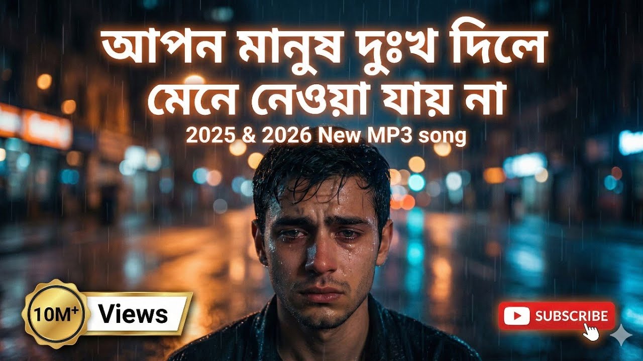 আপন মানুষ দুঃখ দিলে মেনে নেওয়া যায় না | Bangla Sad Song | Emotional Heart Touching Song