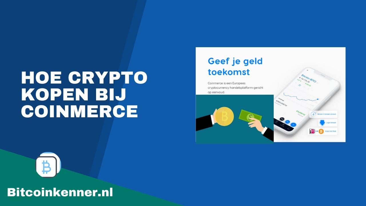 Hoe kan je crypto kopen bij Coinmerce? - Stap voor stap uitleg & Bonus!