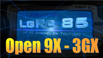 Open 9X - setting 3GX Align