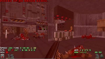 Doom: memento mori 2 map08 UV speed in 1:23 (world record)