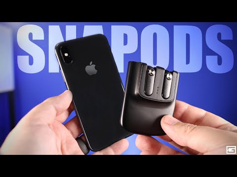 Snapods : True Wireless Earbuds That Stick To Your Phone!