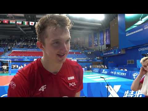 Chengdu 2023. Michał Gierżot po wygranym półfinale z Iranem