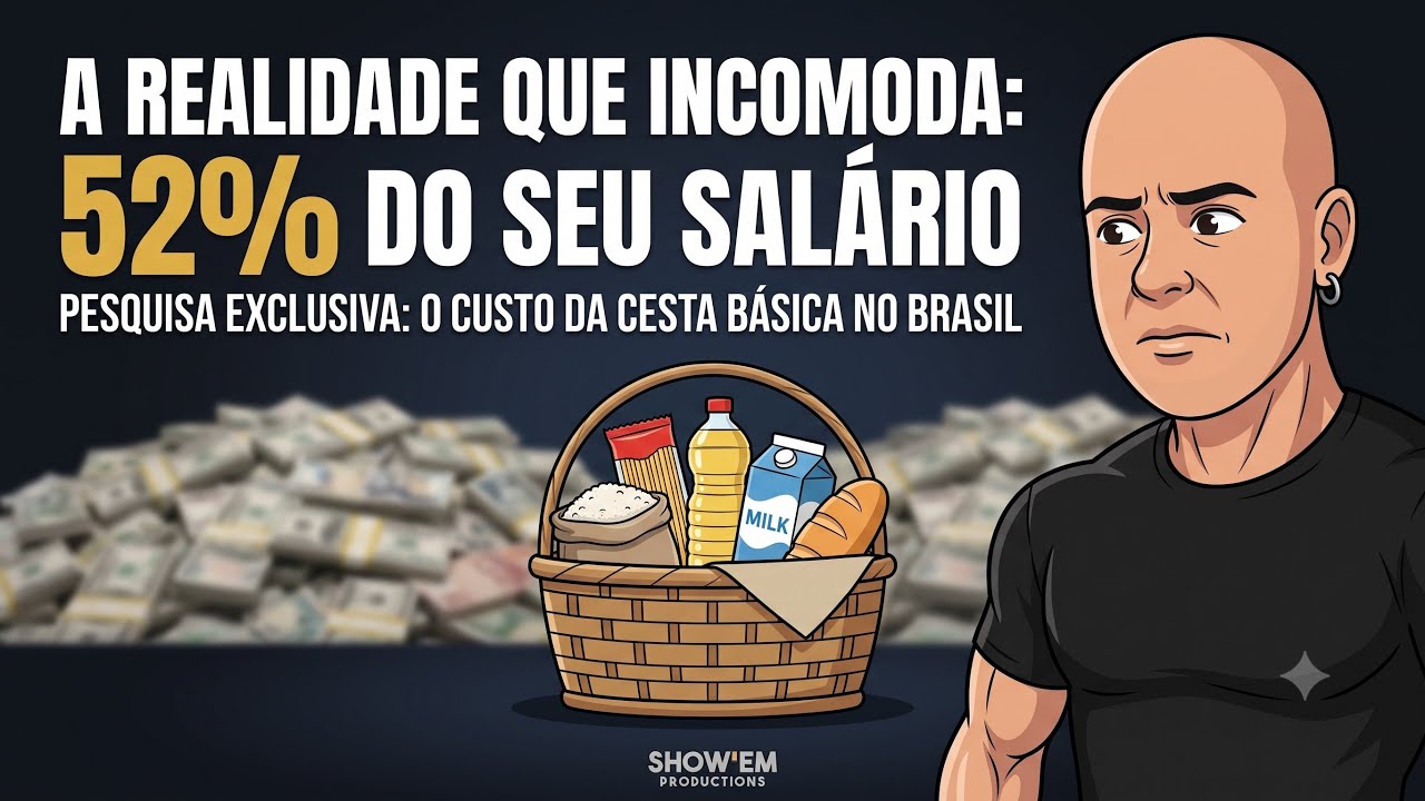 Cesta básica a 52% do salário mínimo: sobre o que estamos discutindo mesmo?