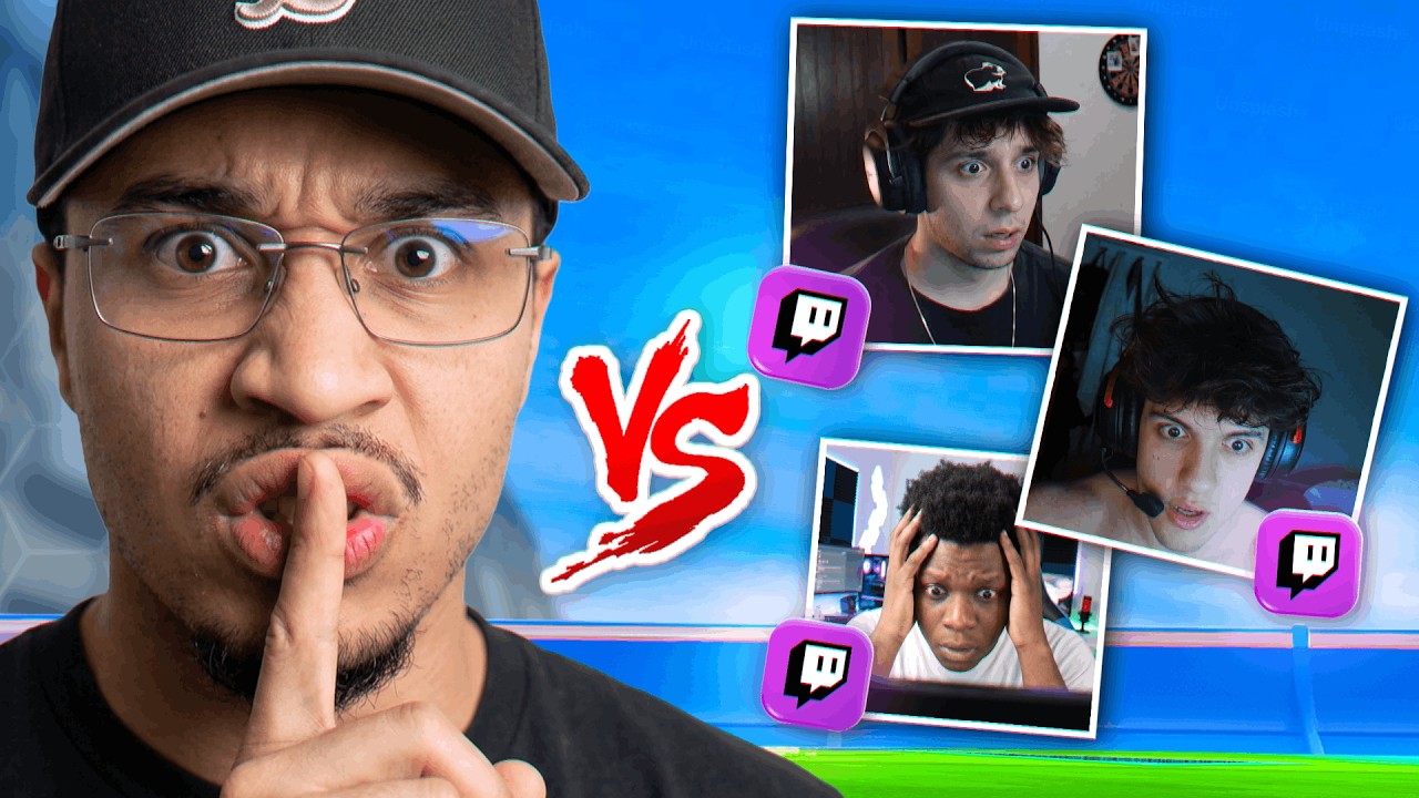 EU DESAFIEI STREAMERS DE ROCKET LEAGUE... mas anonimamente!