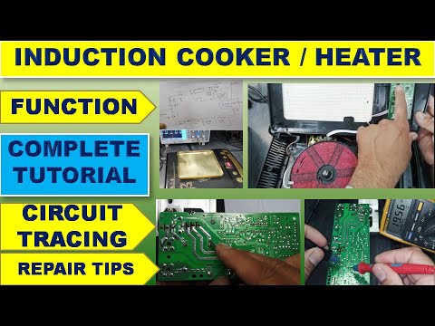 #240 Induction Cooker / Induction Heater Functional & Circuit Description, Repair Troubleshooting