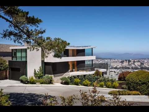 Video: Casă contemporană de WA Design cu vedere la Golful San Francisco