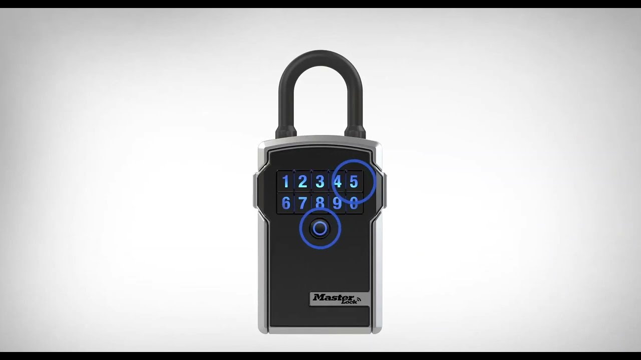Remove Lockbox Shackle with Keypad Genius Box Master Lock 5440 YouTube