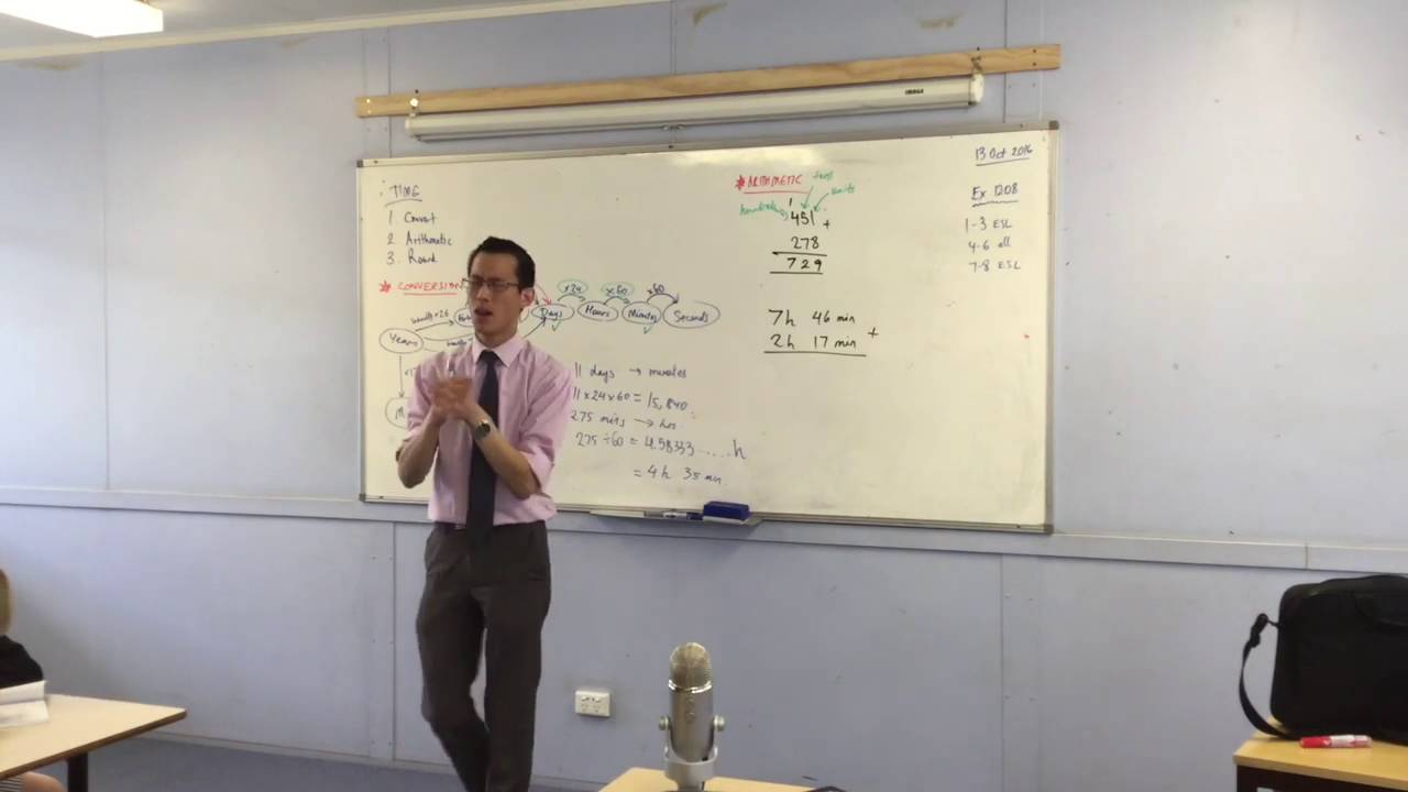 Time (3 of 3: Arithmetic & Rounding) maths is fun