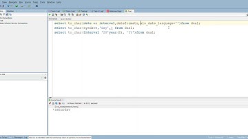 Just know How to_char function works in date or interval - Cool Videos #tochar #oraclesql