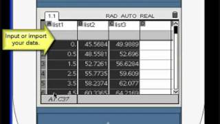 TI-Nspire Mini-Tutorials: Creating a Multiseries Scatterplot