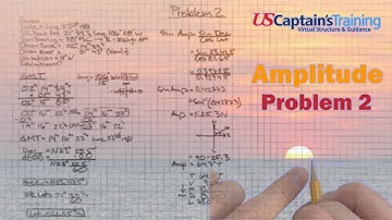 Deviation by Amplitude (Sun) | Problem 2 | Celestial Navigation