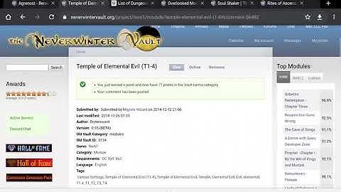 NWN Adventure Series #13 - Temple Of Elemental Evil T1-4 - Ep. 0.1 - IMPORTANT INFO About The Module