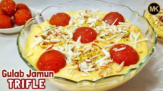 Dhaba style Gulab Jamun Trifle easily