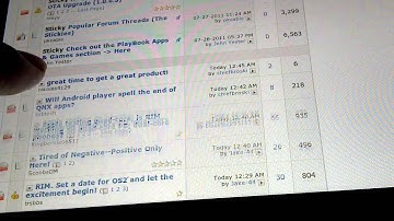 PlayBook browser vs HP Touchpad Browser