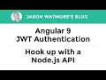 Angular 9 JWT Authentication - Hook up with a Node.js API