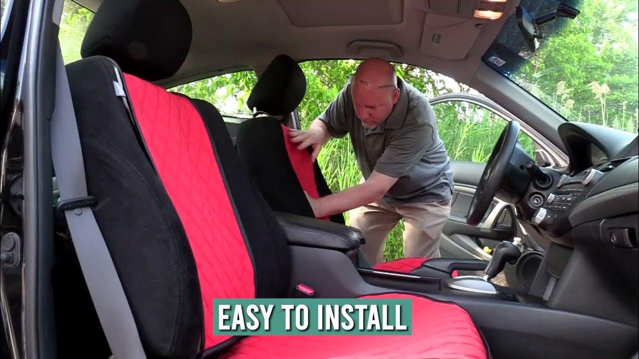How to install Neosupreme Car Seat Protectors for Front Seats FH