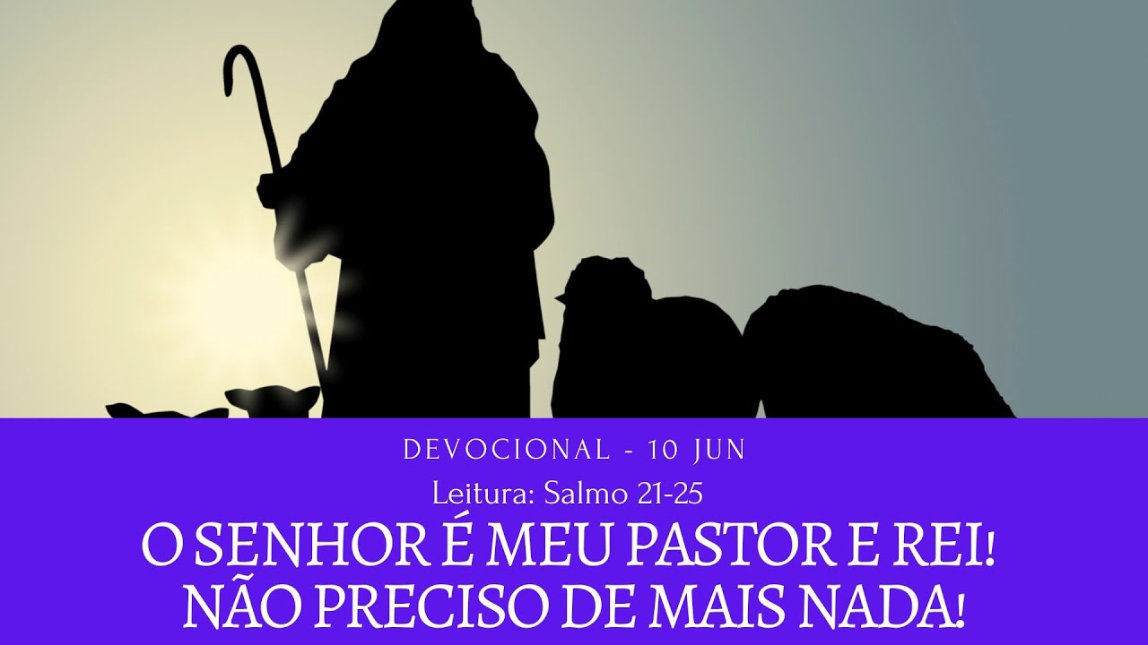 Devocional, O Senhor é Meu Pastor, Capa azul