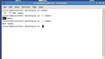 Unix : Filters - WC command