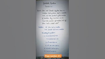 Quadratic equations ex 4.2 q2 part-(i) ncert class 10 maths