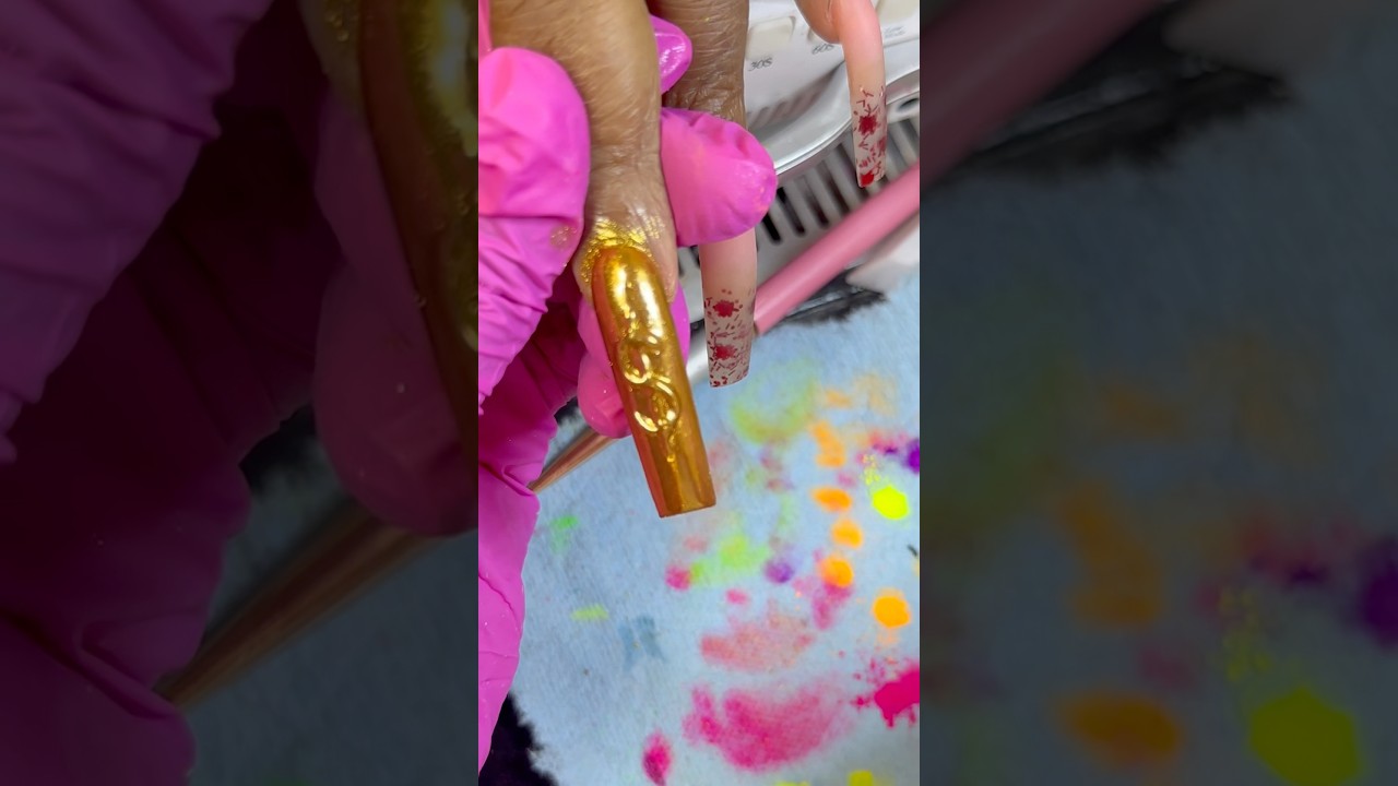 St. Patrick’s Day￼ nail art 🍀