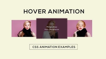 CSS Hover animation with Blurred Effect | CSS Animation Examples