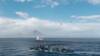 World of Warships match