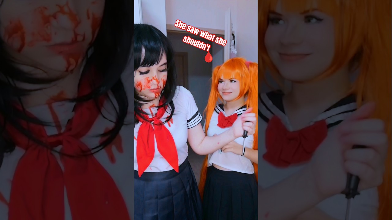 I'll give you 20 if you DON'T TELL | Ayano & Osana @nikkihatsunecosplay #cosplay #shorts