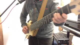 RonB8 Plucking Chords 150912f S Ron Baggerman 8-string bass & guitar ERB ERG