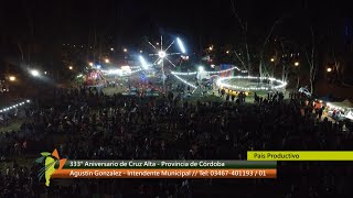 333° Aniversario Cruz Alta, Cba. Empresa Pierobon SA - 11-03-2023