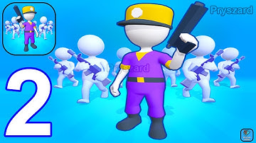 Army War Camp Battle Game - Gameplay Walkthrough Part 2 Army Commander Level 5-6 (iOS, Android)