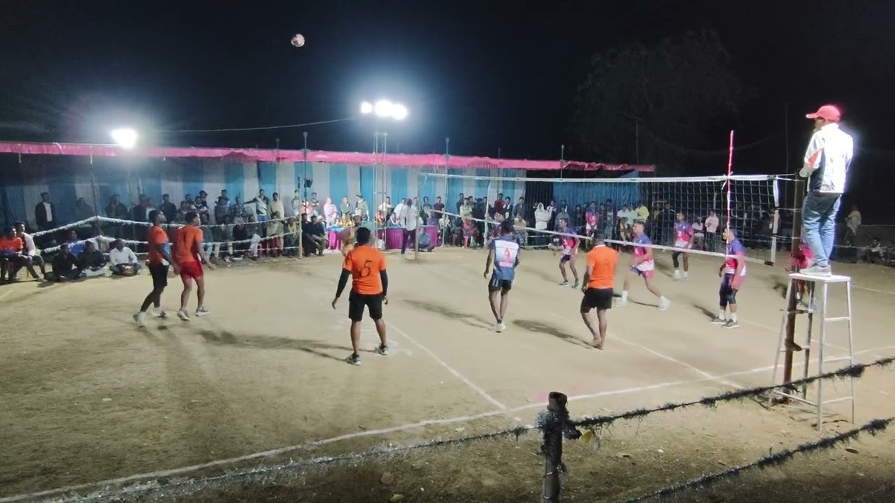 VOLLEYBALL MATCH TARKELA VS GHUGRAPALI AT TRIBHONA 3RD FINAL SET