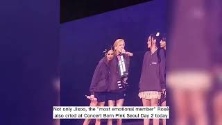 Jisoo Burst Into Tears At The Day 2 Sroul Concert Blackpink Got Emotional With Blink