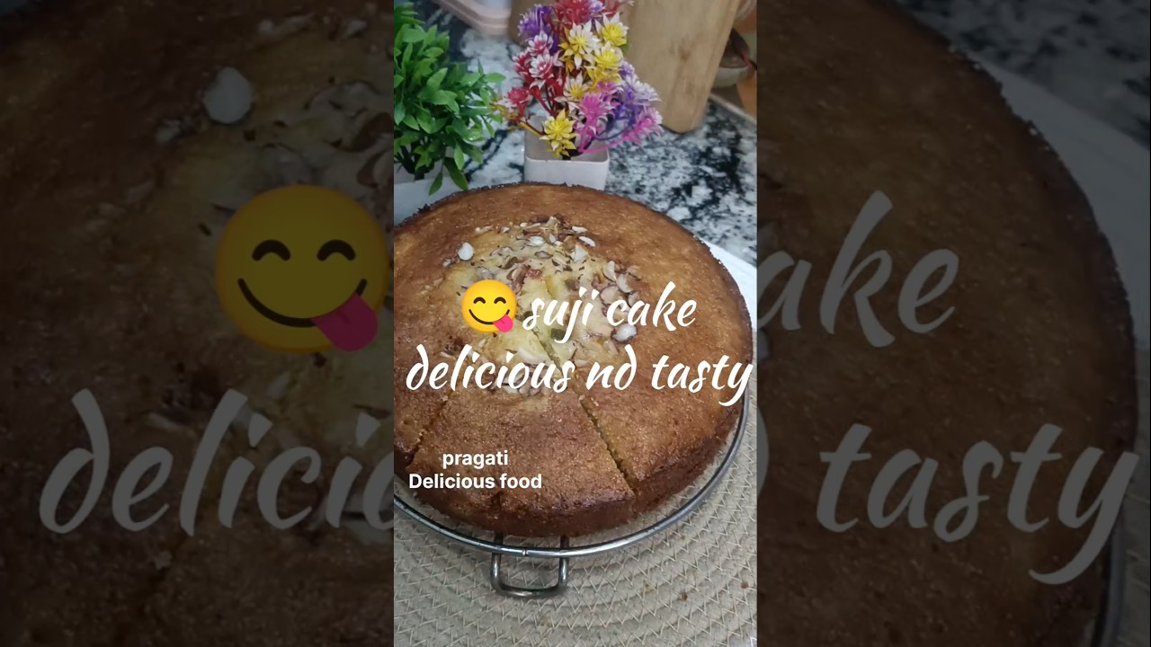 SujiCake#SemolinaCake #RavaCake#EgglessBaking #HomeBaked#viralvideo #SoojiCake #HealthyBaking