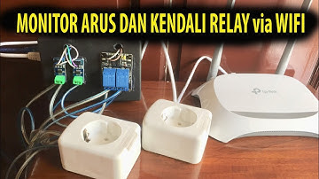 Alat Monitor Arus dan Kendali Relay via WIFI Aplikasi Android