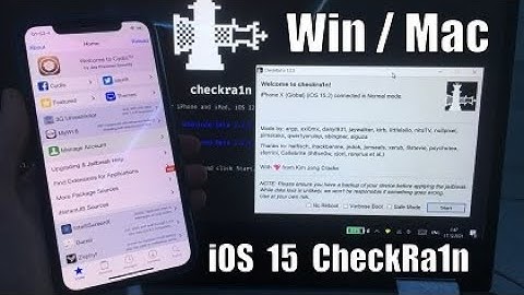 CheckRa1n iOS 15.4.1 - 15.3.1 - 15.2.1 use Win / Mac!