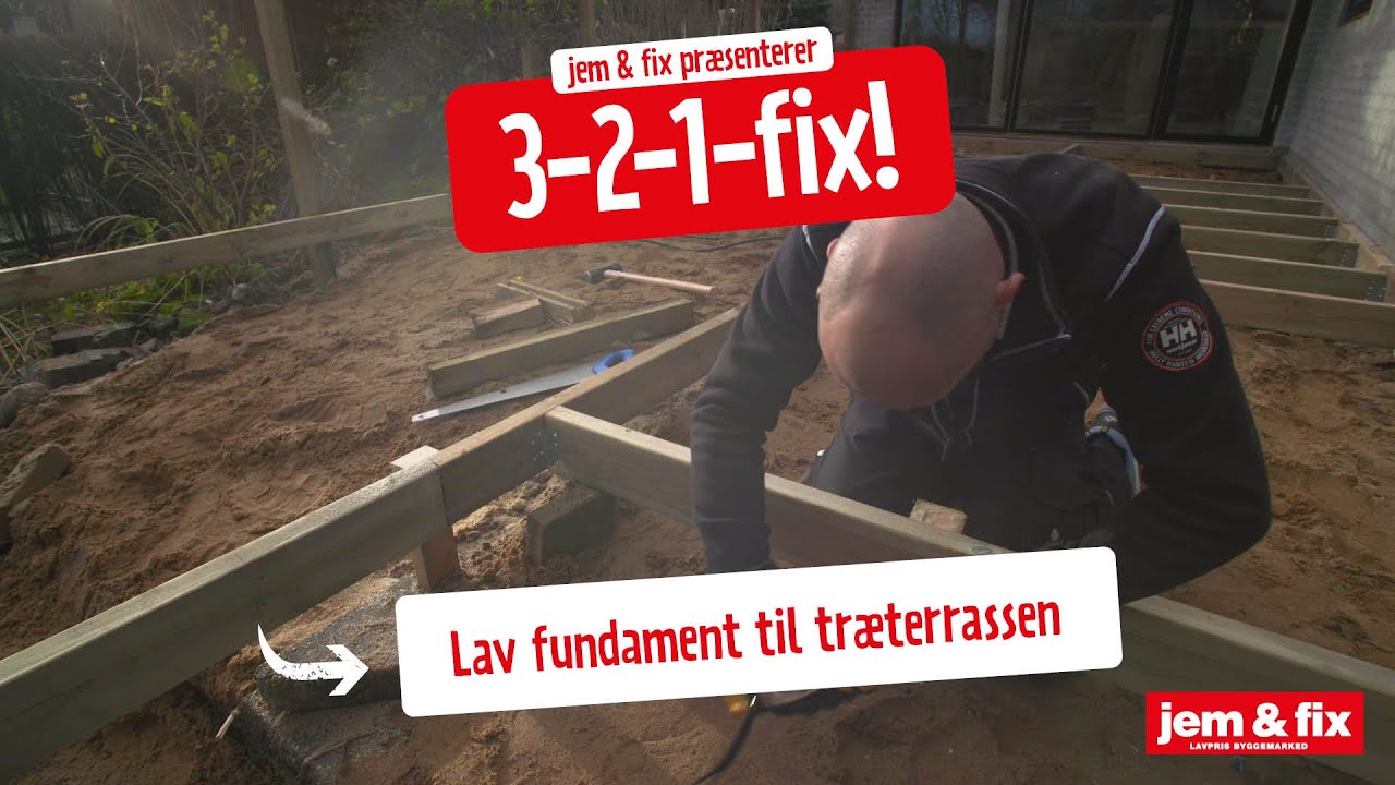 Træterrasser, gør det selv. sådan bygges en træterrasse konstruktion ... Lave terrasse
