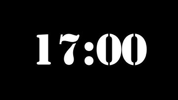 17 Minute Timer | 1020 Second Timer | 17 Minute Countdown