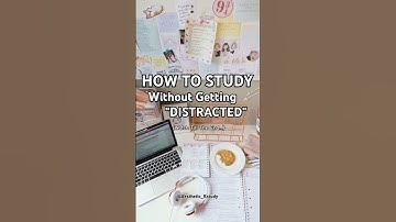 How To Study📝🎯 Without Getting🔥💯DISTRACTED🤫(#studymotivation #studytips #motivation #aestheticstudy)