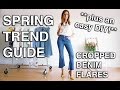 Easy DIY: Cropped Flare Jeans + Outfit Ideas I Spring Trend Guide