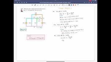 Problem 3.67 (3) Nodal Analysis, Fundamentals of Electric Circuits, 7th ed, Alexander / Sadiku