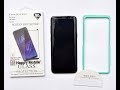 Обзор установка стекло 3D FULL GLUE Samsung S8 Plus Note 8 How install FULL ADHESIVE Glass Ver2.