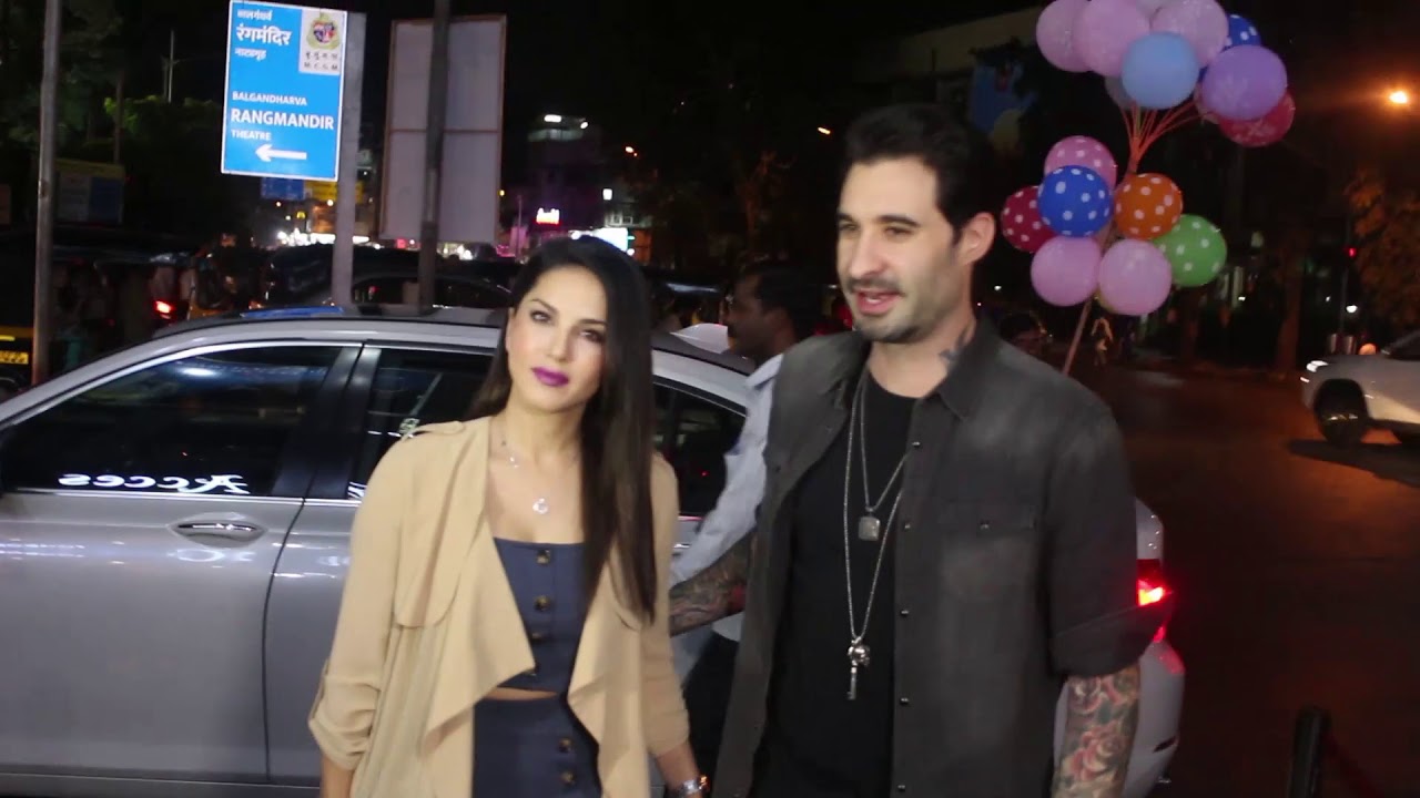 Sunny Leone with husband Daniel