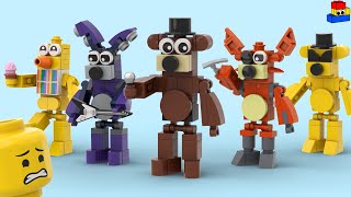 How to make FNAF 1 LEGO minifigs // Five Nights at Freddy's