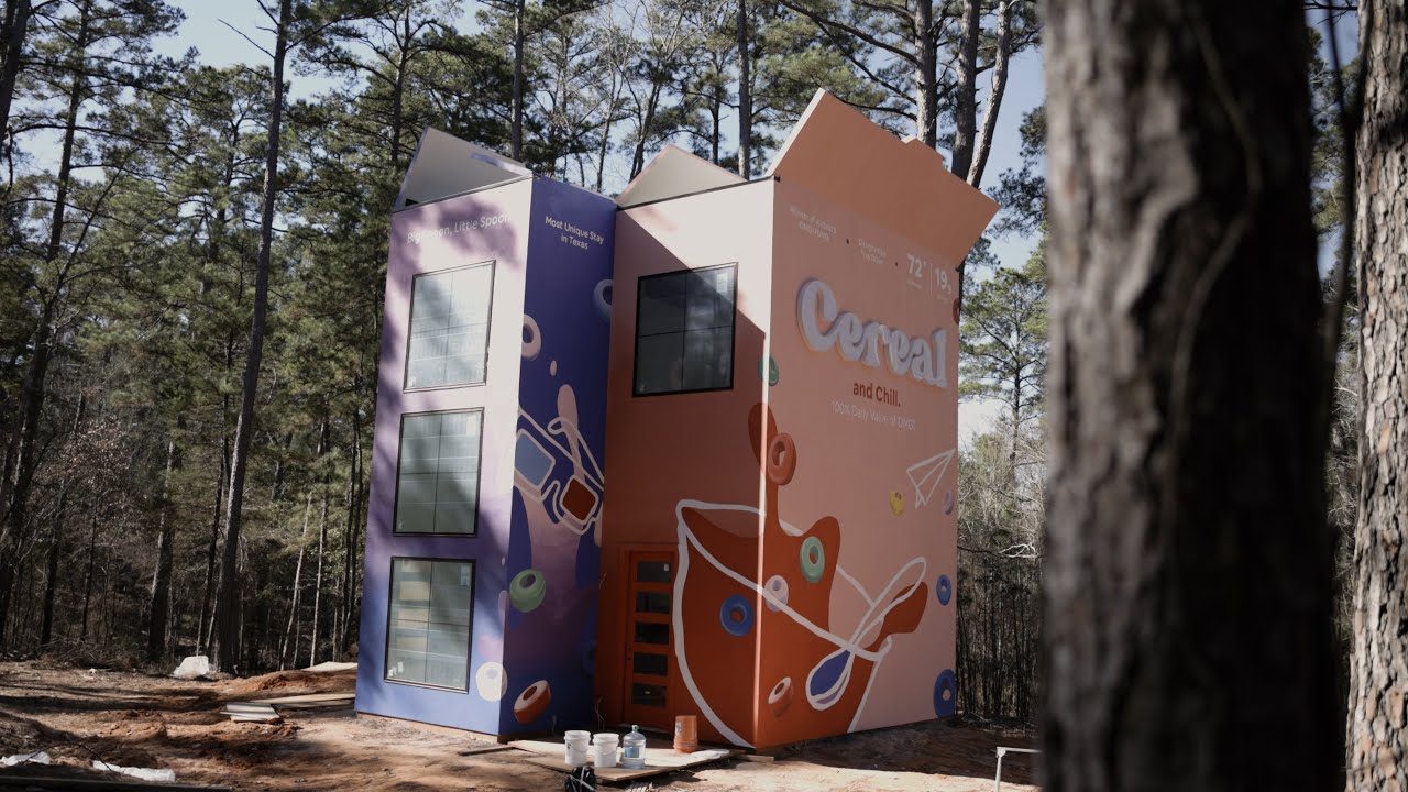 The Design, Art, and Mural-ization of the Cereal BNB! - YouTube