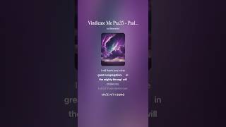 Vindicate Me Psa35 - Psalm 35