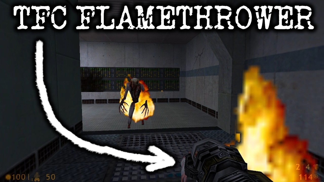 Half-Life, but with a Flamethrower